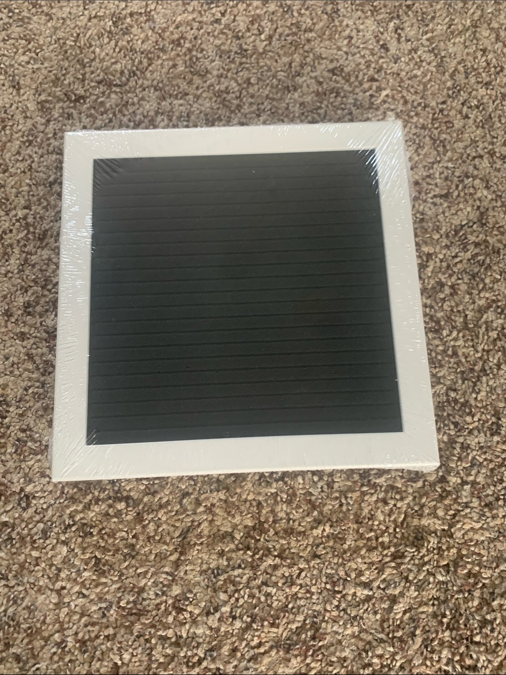 Black Felt Letter Board with White Frame